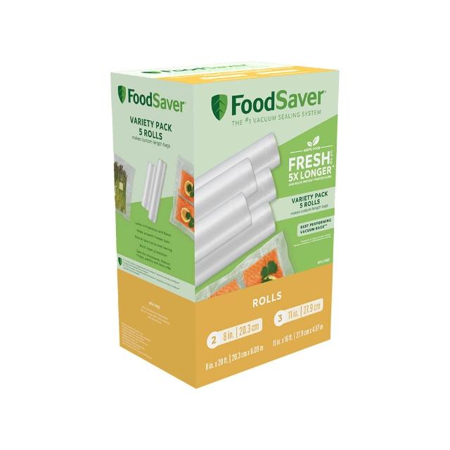 【FoodSaver】真空卷5入裝(8吋2卷 11吋3卷)