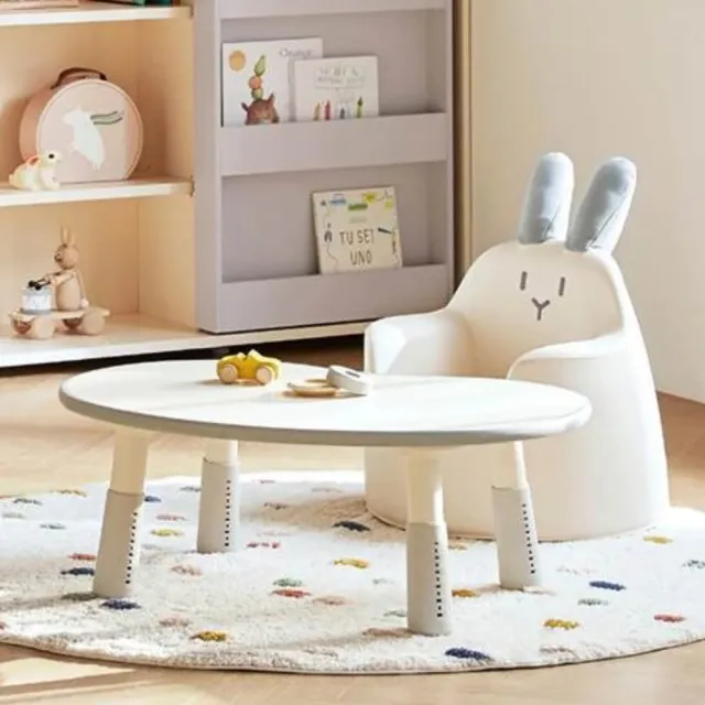 【iloom 怡倫家居】成長桌椅組 800型豌豆桌+ACO小沙發(兒童桌 成長桌 兒童沙發 桌子 小沙發 兒童椅 椅子)