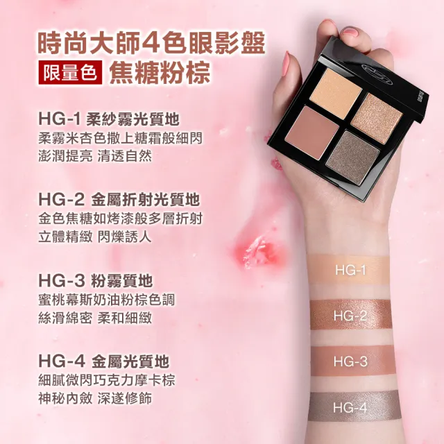 【植村秀】官方直營 時尚大師4色眼影盤(Shu uemura/限量色/眼影/0廢色