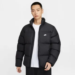 【NIKE 耐吉】外套 男 連帽羽絨外套 保暖 寬鬆版型 AS M NK TF CLUB PUFFER JACKET 黑 IB2976-010