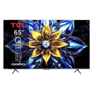 【TCL】58H快配★65型 4K QLED 原生144Hz Google TV 量子智慧連網液晶顯示器-基本安裝(65T8C)