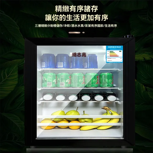 【YouPin】110V出口冰吧138L小冰箱展示櫃透明門冷藏微冷凍小型冰櫃(冰吧/冰箱/冰櫃/展示櫃/酒水櫃/冷藏櫃)