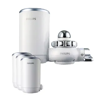 【Philips 飛利浦】日本原裝ON TAP5重超濾龍頭式淨水器+濾芯*3 WP3812+WP3922x3(濾水器、廚房水龍頭)