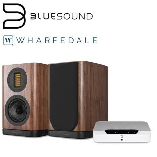 【BLUESOUND】兩聲道音響組合(POWERNODE EDGE + Wharfedale EVO 5.1 喇叭)