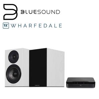 【BLUESOUND】兩聲道音響組合(POWERNODE EDGE + Wharfedale Diamond 12.1 喇叭)