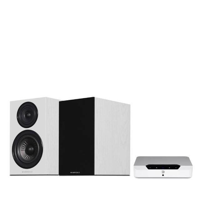 【BLUESOUND】兩聲道音響組合(POWERNODE EDGE + Wharfedale Diamond 12.1 喇叭)