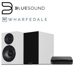 【BLUESOUND】兩聲道音響組合(POWERNODE EDGE + Wharfedale Diamond 12.2 喇叭)