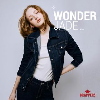 【BRAPPERS】女款 玉石丹寧系列-wonder jade彈性牛仔外套(深藍)