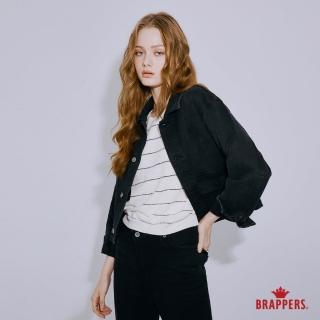 【BRAPPERS】女款 彈性牛仔外套(黑)