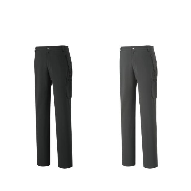 【Mountneer 山林】男輕量防風SOFT SHELL長褲-M-2L-52S17(保暖/長褲/內層刷毛保暖)