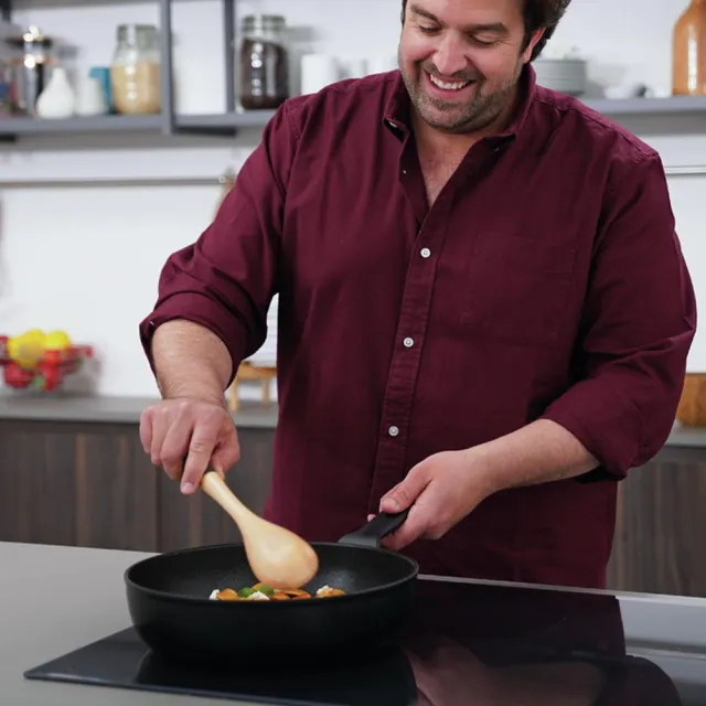 【IUSE】義大利 Sambonet Titan/平底深鍋/28cm(義大利製/不沾鍋 /鍋具/平底鍋)