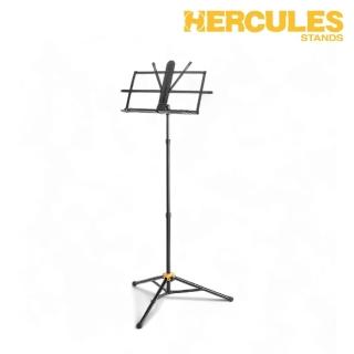 【Hercules 海克力斯】BS118BB 三段式摺疊樂譜架 含袋／穩固可靠的支撐(STAND 樂器架 DM架 播客 直播 譜架)