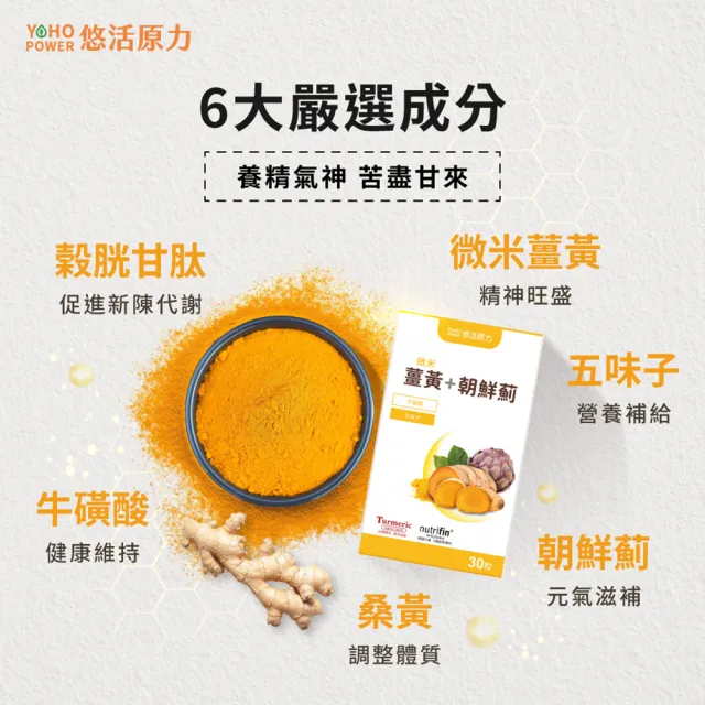 【悠活原力】悠活薑黃朝鮮薊植物膠囊X12盒(30粒/盒 共360粒 薑黃素 吳淡如真情推薦)