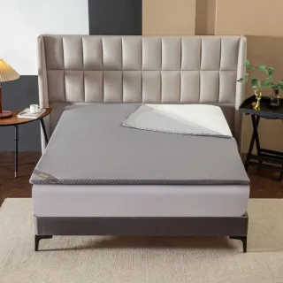 【H&H 南良】☆超導石墨烯☆3公分加大床墊+能量被(加碼送石墨烯眼罩+鍺鋅枕套+萬用四季被)