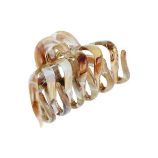 【L. ERICKSON 官方旗艦】雙齒簍空抓夾〈焦糖牛奶〉