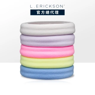 【L. ERICKSON】粗版 運動髮圈 5入 〈粉嫩甜心〉