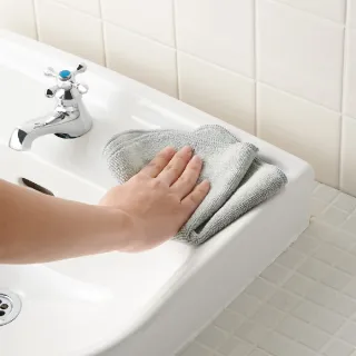 【MUJI 無印良品】超細纖維抹布/2片組 約寬27×長23cm