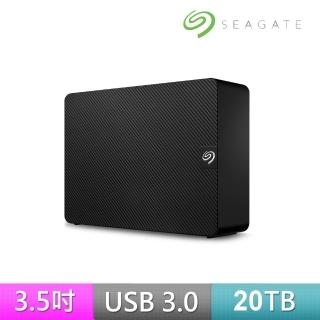 【SEAGATE 希捷】新黑鑽Expansion 20TB USB3.0 3.5吋外接硬碟(STKP20000400)