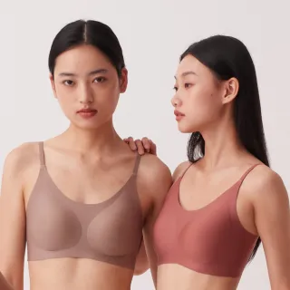 【24HRS】2件組－經典款 親膚無痕 內衣 細肩款 寬肩款 8色任選(無鋼圈內衣 女內衣 女內著 背心式)
