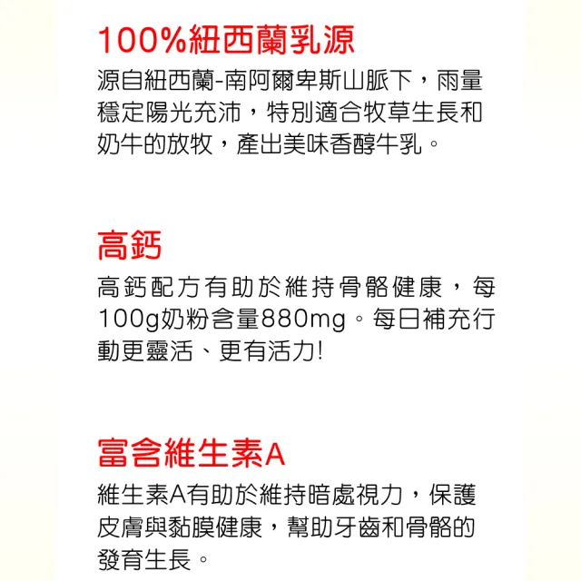 【RED COW紅牛】官方直營 全脂奶粉隨手包40gX12入