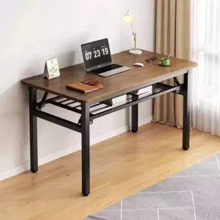 【MINE家居】摺疊桌 免安裝 5種顏色  雙尺寸 100 /120 x50cm(書桌 / 電腦桌/工作桌)