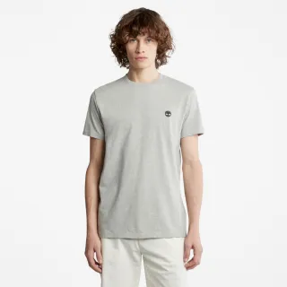 【Timberland 官方旗艦】男款灰色休閒短袖T恤(A2EKJ052)