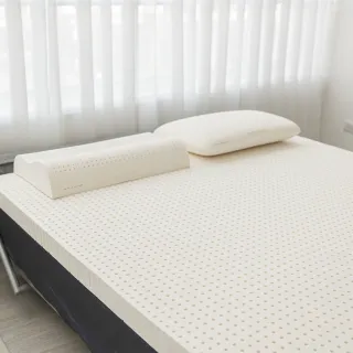 【Sonmil 森好眠】天然乳膠床墊 雙人加大6尺7.5cm(經典款基本型 薄床墊 可摺疊折疊)