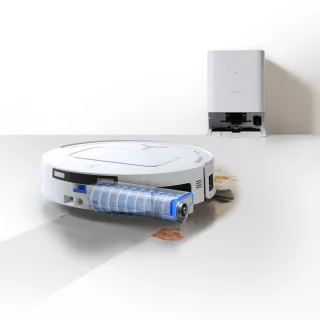 【ECOVACS 科沃斯】T80 OMNI 全新一代滾筒活水洗地掃拖機器人(邊洗邊拖/16倍壓強/無縫貼邊)