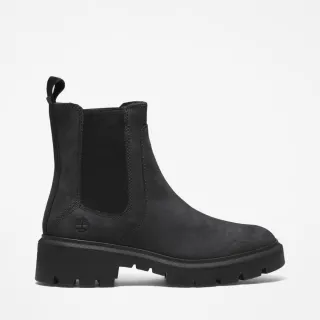 【Timberland】女款黑色休閒切爾西靴(A5ND7015)