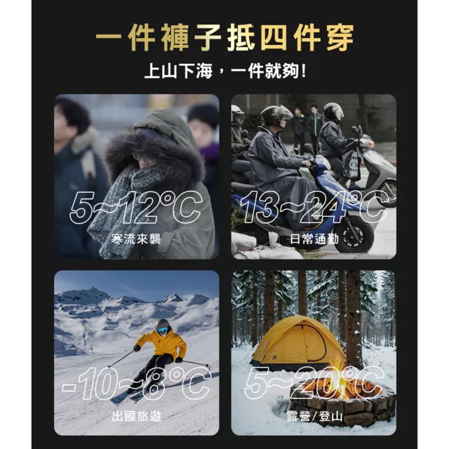 【JU SHOP】2件組-SGS認證!男女機能軟殼布防寒衝鋒褲 內刷絨 防風(防寒褲 保暖褲 刷毛褲 休閒褲 長褲)
