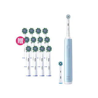 【德國百靈Oral-B-】PRO4 3D電動牙刷 曜石黑/貝加爾湖藍