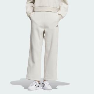 【adidas 愛迪達】長褲 女 運動褲 寬鬆 亞規 FLEECE PNT 灰 KC0051(L5159)