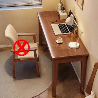 【HANACO】全實木窄書桌 電腦桌 120公分(學生寫字桌 辦公桌 工作桌 單人桌120*40*75CM)