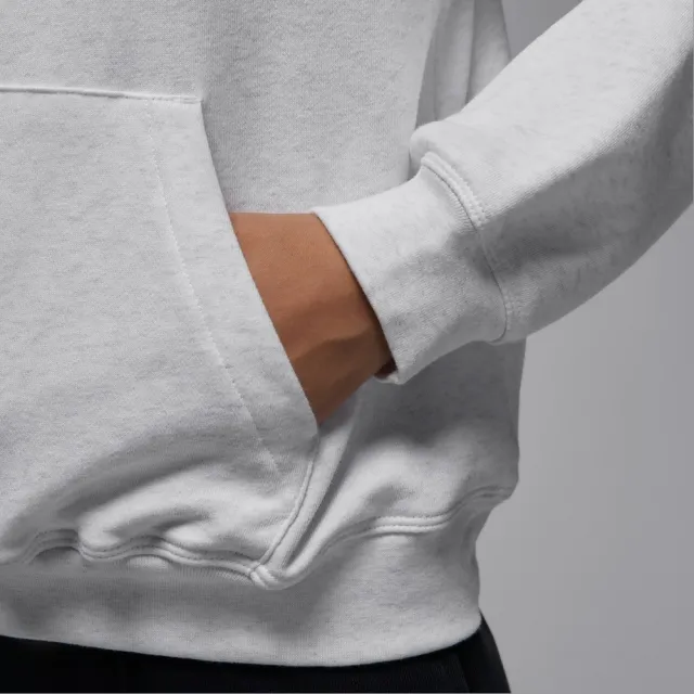 【NIKE 耐吉】連帽上衣 女 AS W J SPT DF CSVR FLC HOODIE 喬丹 運動 休閒 灰色(IB2499051)