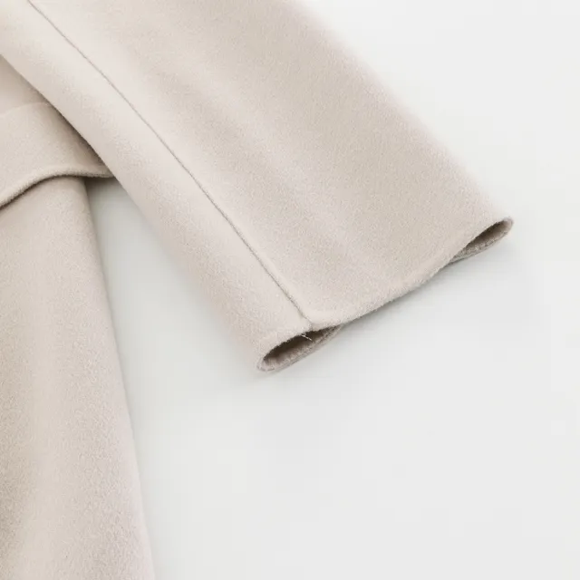 【S Max Mara】Zenith 大衣 長大衣(米白)