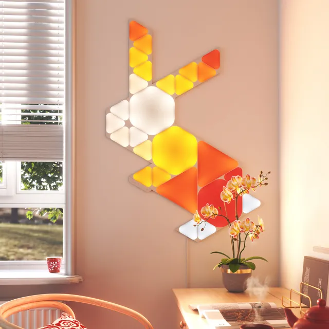 【nanoleaf】Shapes智能六角燈3片擴充組 壁燈(RGB LED 觸控 音樂 氣氛燈 LED燈 像素燈)