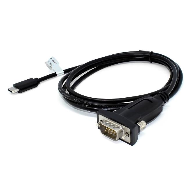 【Fujiei】Type c to RS232 9Pin公轉接器1.5M 台灣晶片 PL2303(Type c to RS232 9Pin公轉接器)