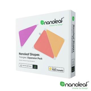 【nanoleaf】Shapes智慧三角燈3片擴充組(RGB LED 觸控 音樂 氣氛燈 畫素燈 壁燈 積木 堆疊 組合 玩具)
