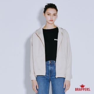 【BRAPPERS】女款 拼接連帽外套(卡其)