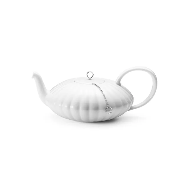 【Georg Jensen 喬治傑生】BERNADOTTE 茶壺(瓷 不鏽鋼)