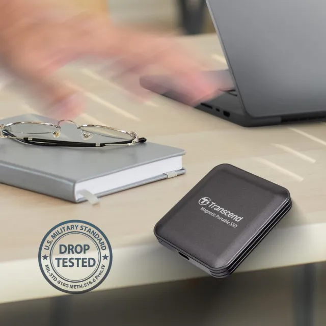 【Transcend 創見】ESD420 4TB Type C MagSafe 磁吸外接SSD行動固態硬碟 演唱會神器-玄鐵灰(TS4TESD420C)