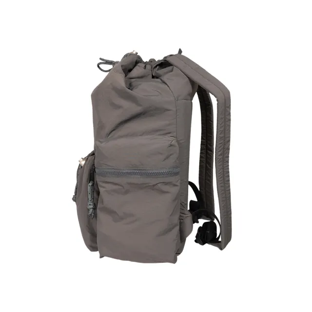 【OUTDOOR】雙11 慢活宣言三口袋束口後背包-灰色 OD253104GY