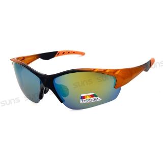【SUNS】Polarized運動太陽眼鏡 經典流線型頂規偏光鏡片 S206 抗UV400(採用PC防爆鏡片/防眩光/防撞擊)