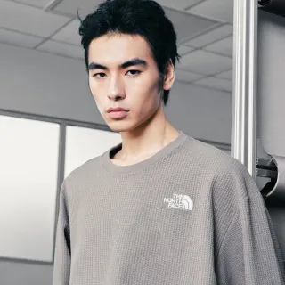 【The North Face 官方旗艦】北面UE男款棕色長袖上衣｜8E1WBOW