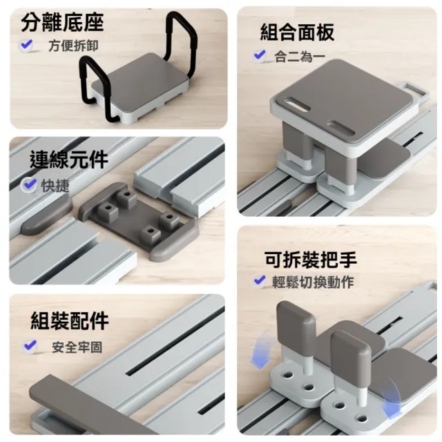 【Josogo】晨曦 可折疊Mini普拉提核心床 家用健身器材 塑形訓練器械 瑜伽普拉提床
