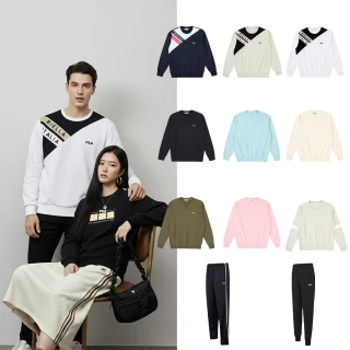 【FILA官方直營】長袖T恤 運動T恤 運動套裝 男女 -任選