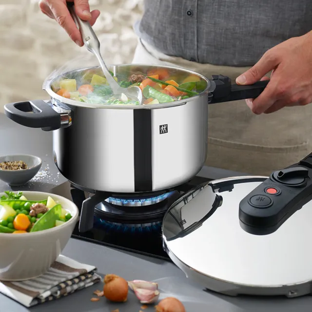 ZWILLING 德國雙人】EcoQuick II 壓力鍋6L-22cm(德國雙人牌集團官方直