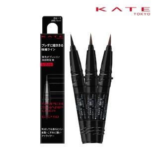 【KATE 凱婷】進化版持色眼線液筆EX4.0補充芯 3入組(防水抗汗、高持色/momo獨家2色 共7色任選)