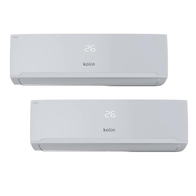 【Kolin 歌林】4-5坪+10-12坪一級變頻冷暖一對二分離式冷氣(KDV-P1012M301+KSA-PK282DV03A+KSA-PK722DV03A)
