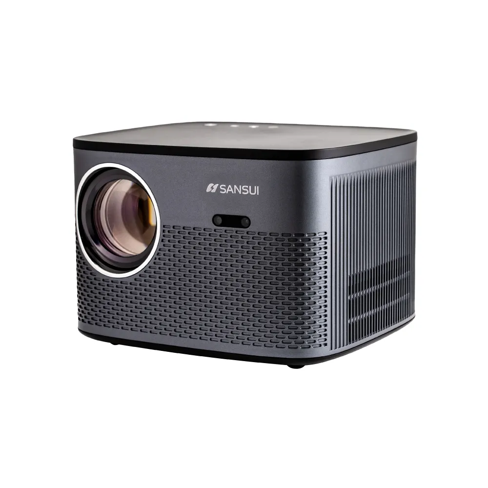 モアレ写真投影機、撮影機 SANSUI 山水】微型行動智慧高亮度投影機微型投影機/戶外投影機/露營